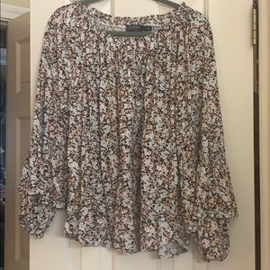 Lauren by Ralph Lauren peasant top size XL